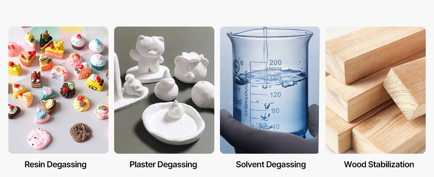Vacuum Chamber Kit 3.5 CFM Pump for Resin Degassing & Wood Stabilizing - Image 14