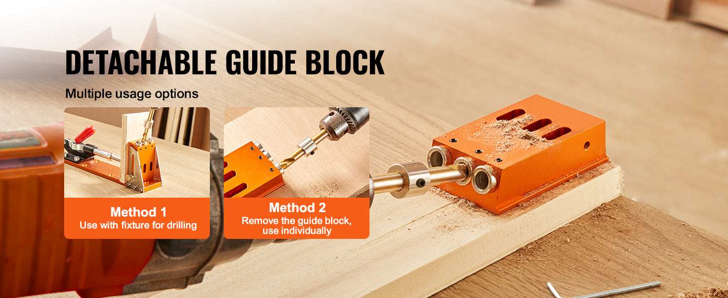 Adjustable Pocket Hole Jig Kit with Drill Bits & 30-Piece Set - Image 11