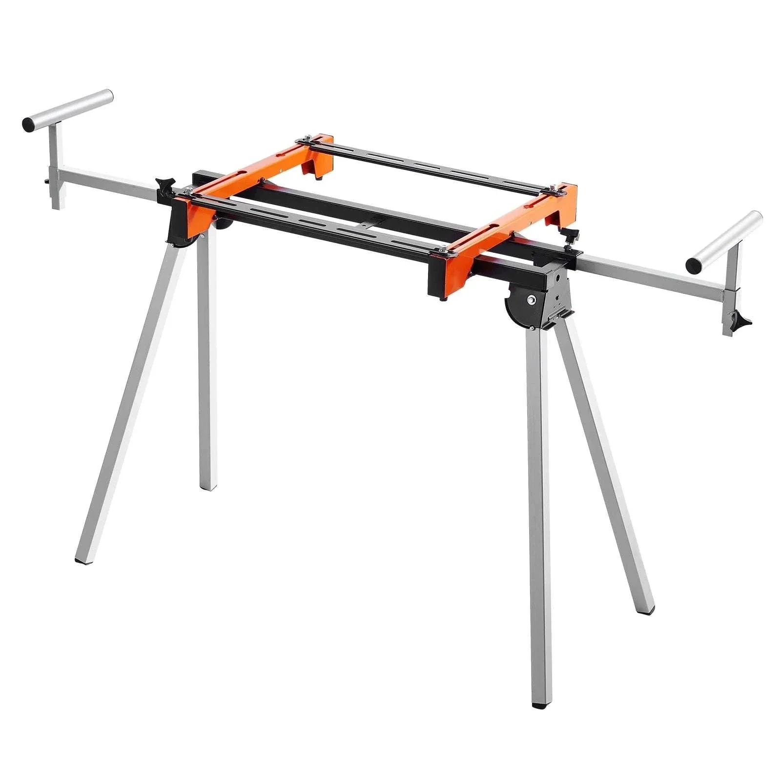 Adjustable Folding Miter Saw Stand with 300–550 lb Capacity