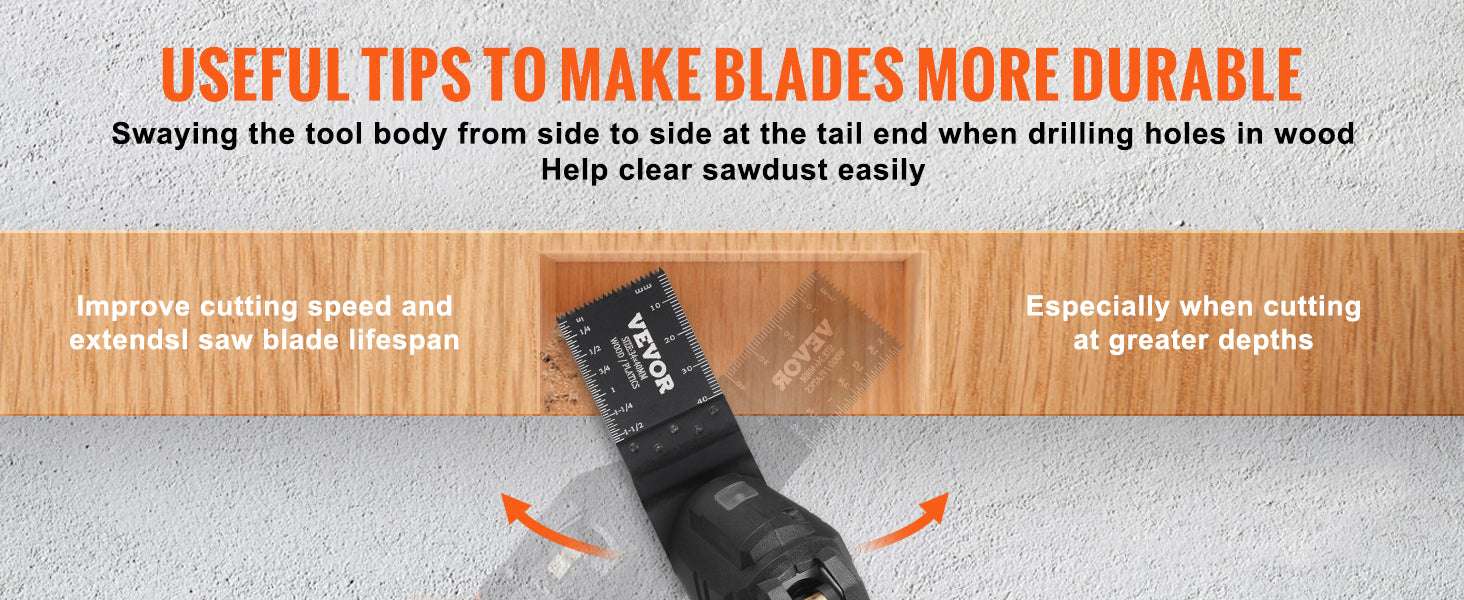 30PCS Oscillating Multi Tool Blade Kit Universal Quick Release Set - Image 12