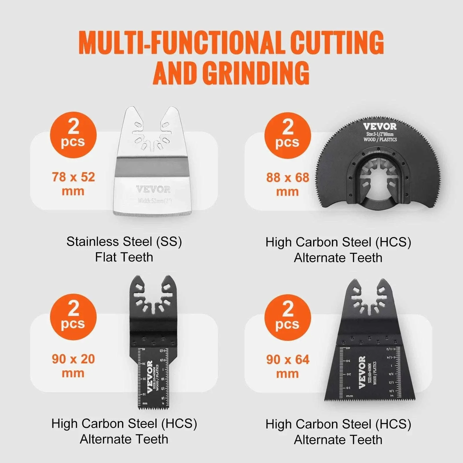 30PCS Oscillating Multi Tool Blade Kit Universal Quick Release Set - Image 3