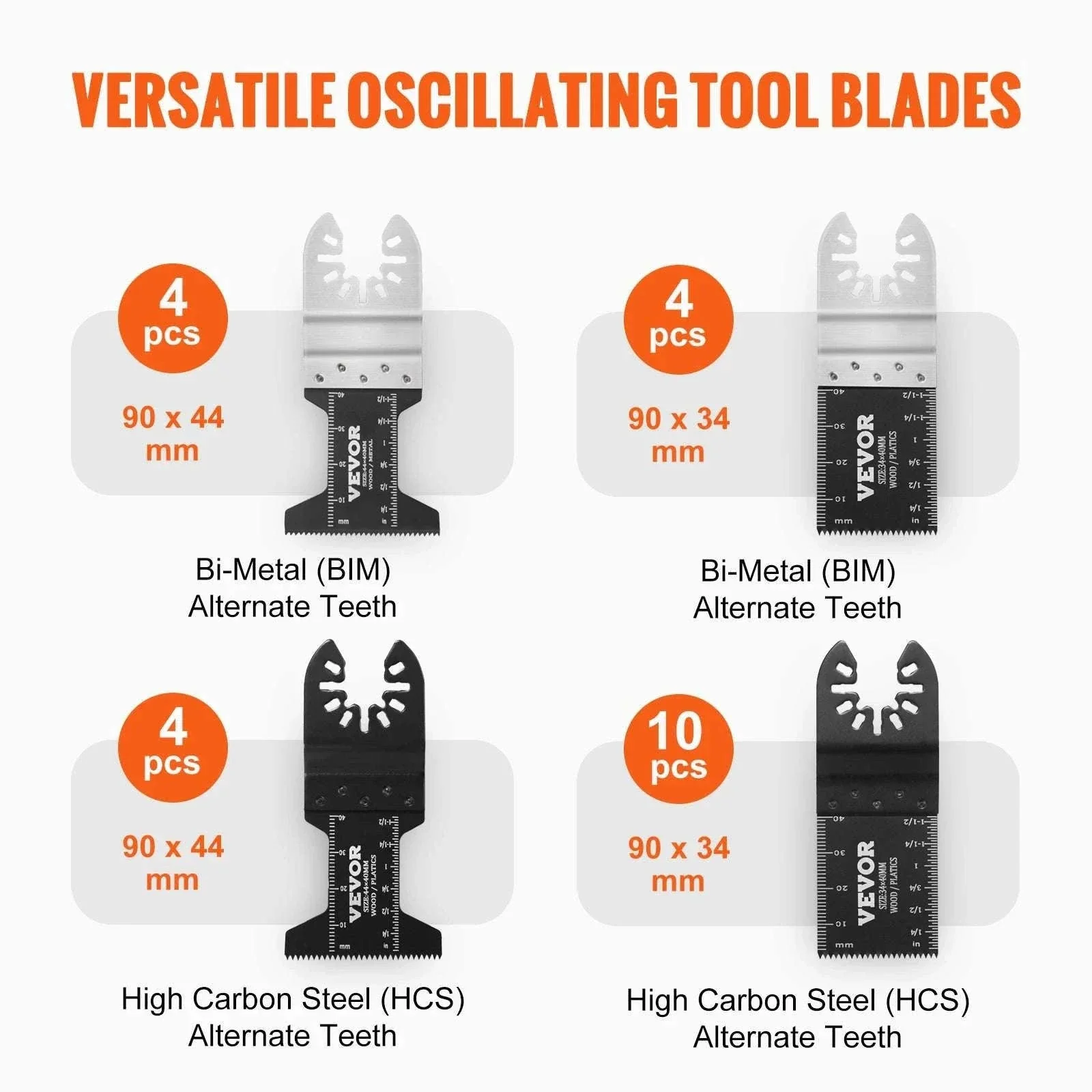 30PCS Oscillating Multi Tool Blade Kit Universal Quick Release Set - Image 4