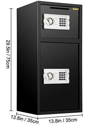 33" Double Door Steel Safe with Digital Lock & Hidden Storage - Image 15