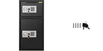 33" Double Door Steel Safe with Digital Lock & Hidden Storage - Image 16