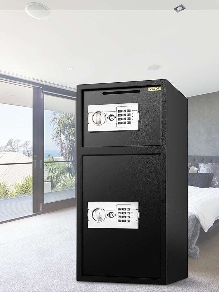 33" Double Door Steel Safe with Digital Lock & Hidden Storage - Image 8