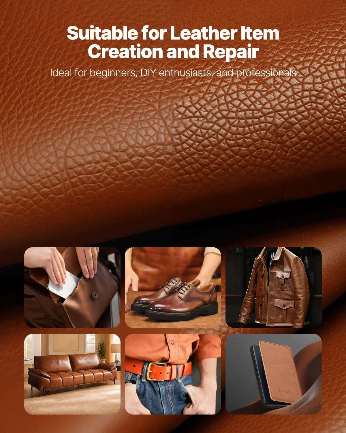 Leather Working Tools Kit Set with Storage Bag (38–92 Pieces) - Image 6