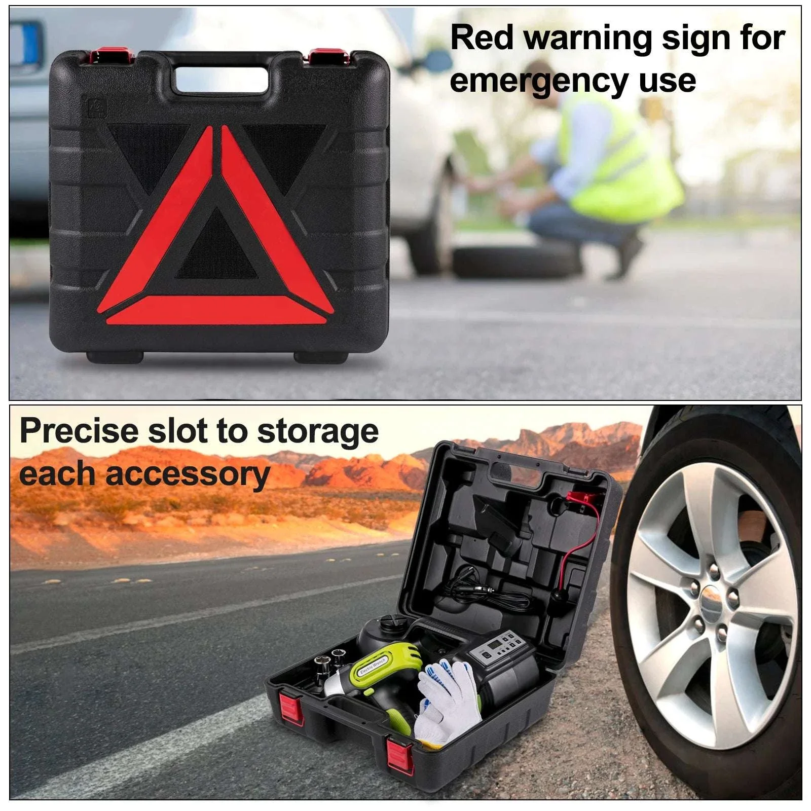 4-in-1 Electric Car Jack Kit 12V 5 Ton with Inflator - Image 5