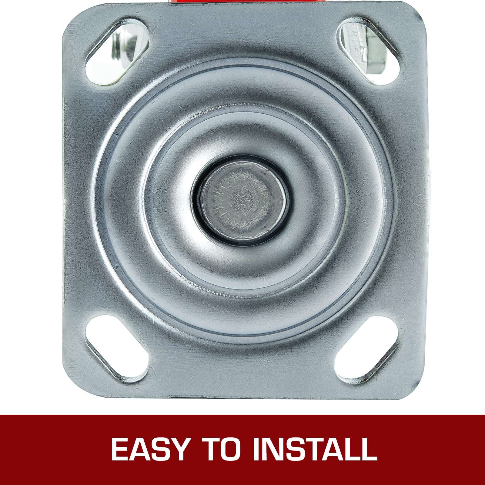 4 Pack Heavy Duty 6" Polyurethane Caster Wheels with Brakes - Image 14