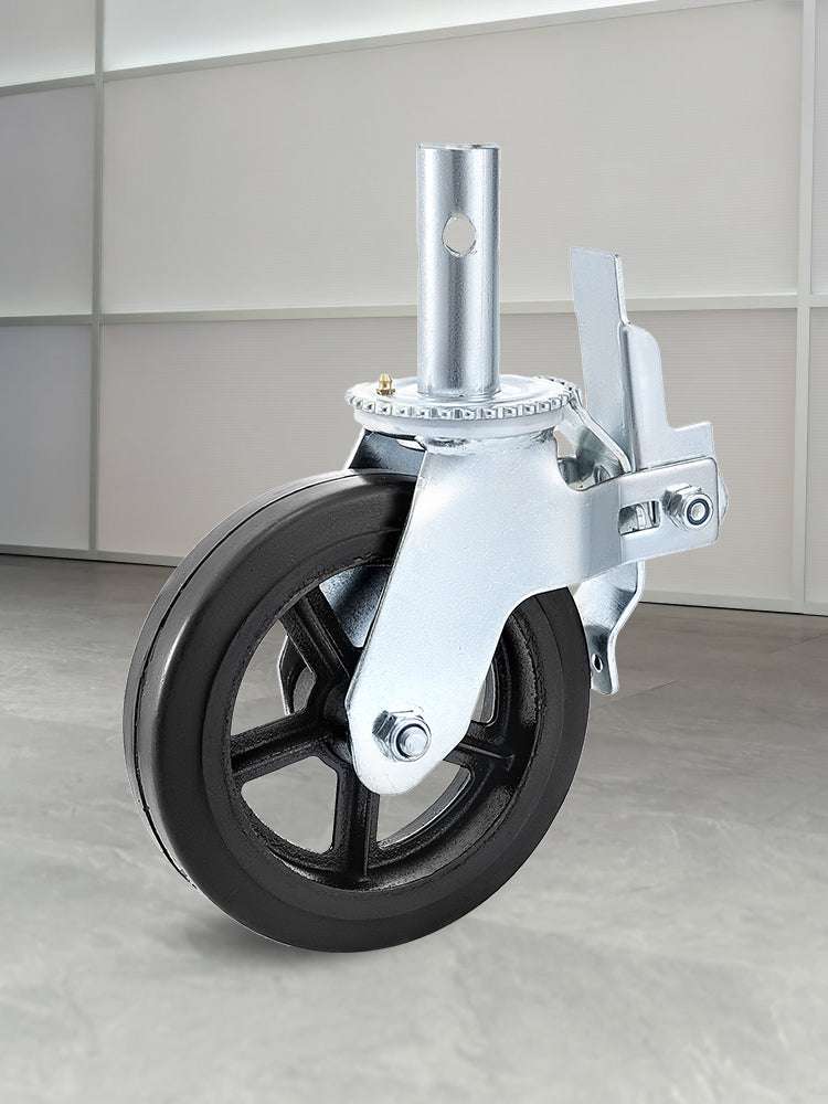 Heavy Duty 8" Scaffolding Swivel Casters Set with Dual Lock Brakes - Image 9