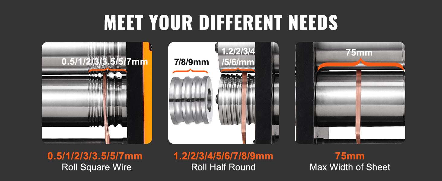 3-in-1 Jewelry Rolling Mill Machine for Sheet, Wire & Metal Forming - Image 11