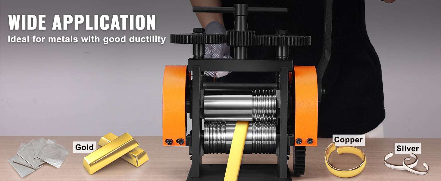 3-in-1 Jewelry Rolling Mill Machine for Sheet, Wire & Metal Forming - Image 15