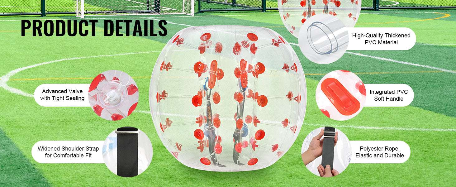 Inflatable Bumper Ball 4FT Bubble Soccer Ball for Teens & Adults - Image 9