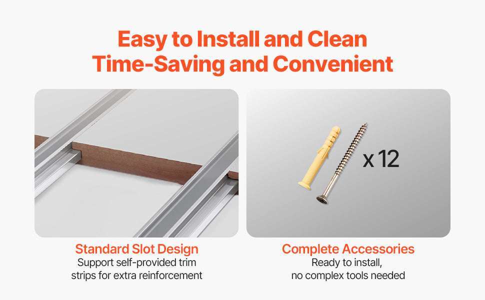 4x4 Ft Slatwall Panel MDF Modular Garage Storage Wall System - Image 12