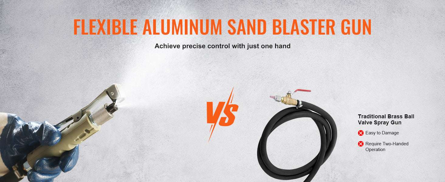 Portable Sand Blaster Kit 5–20 Gallon 60–110 PSI Rust Paint Removal - Image 10