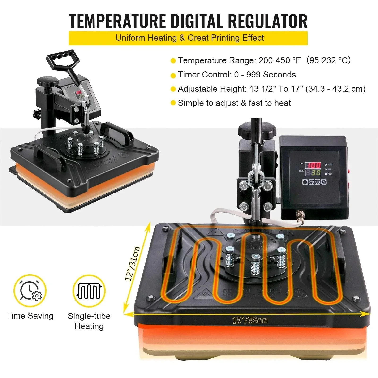 5–8 in 1 Heat Press Machine for T-Shirts, Mugs, Caps & Plates - Image 4
