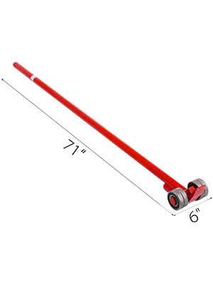 Heavy Duty Pry Lever Bar 6600 lbs Capacity with Wheels - Image 18