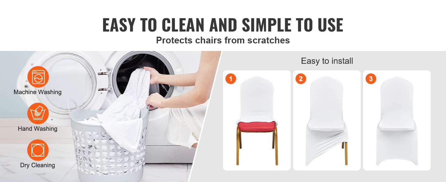 Stretch Spandex Chair Covers for Weddings & Events (50/100 Pack) - Image 11