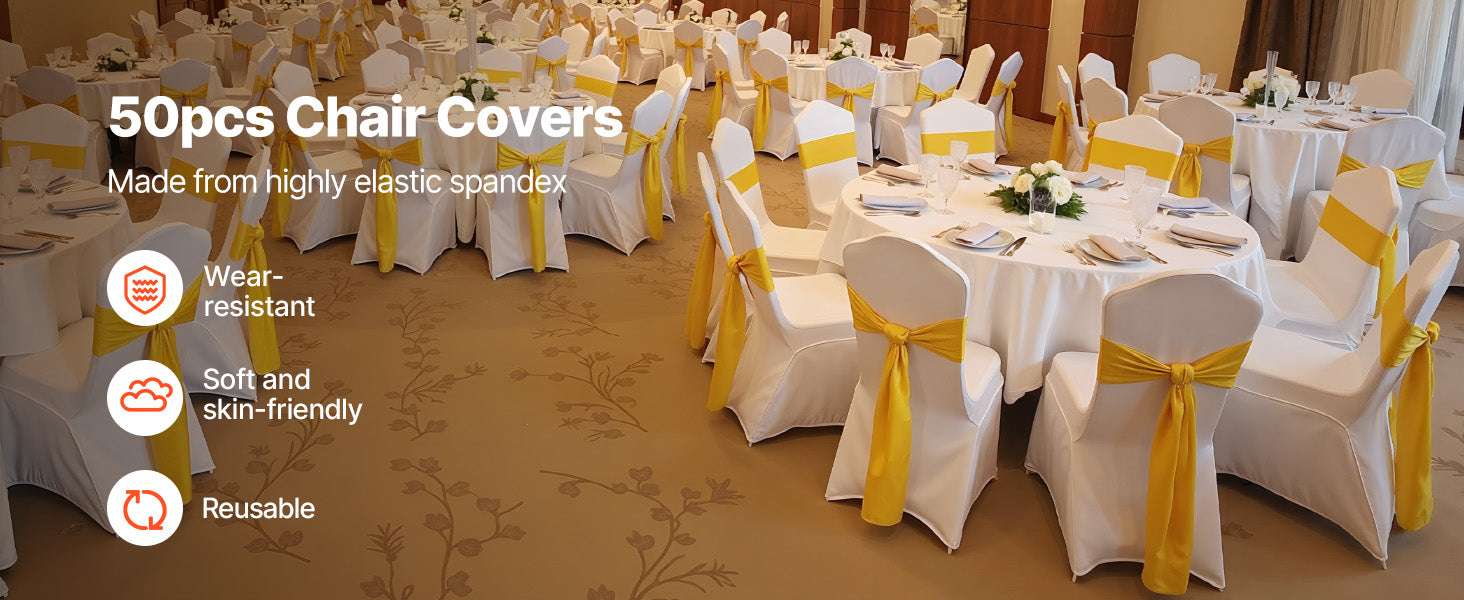 Stretch Spandex Chair Covers for Weddings & Events (50/100 Pack) - Image 8