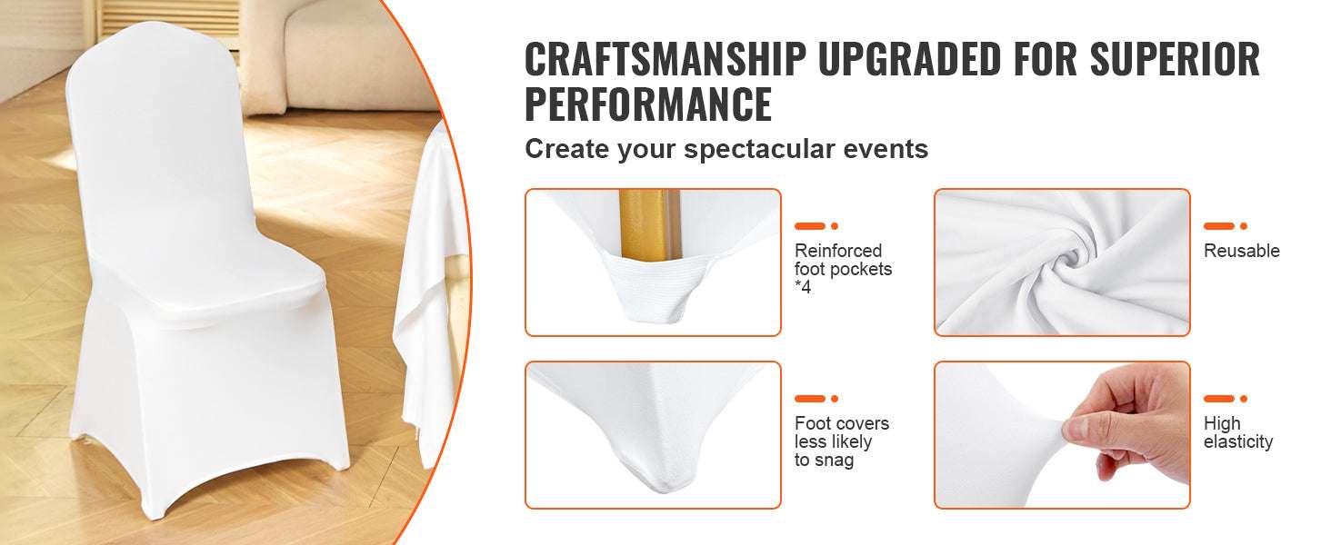 Stretch Spandex Chair Covers for Weddings & Events (50/100 Pack) - Image 9