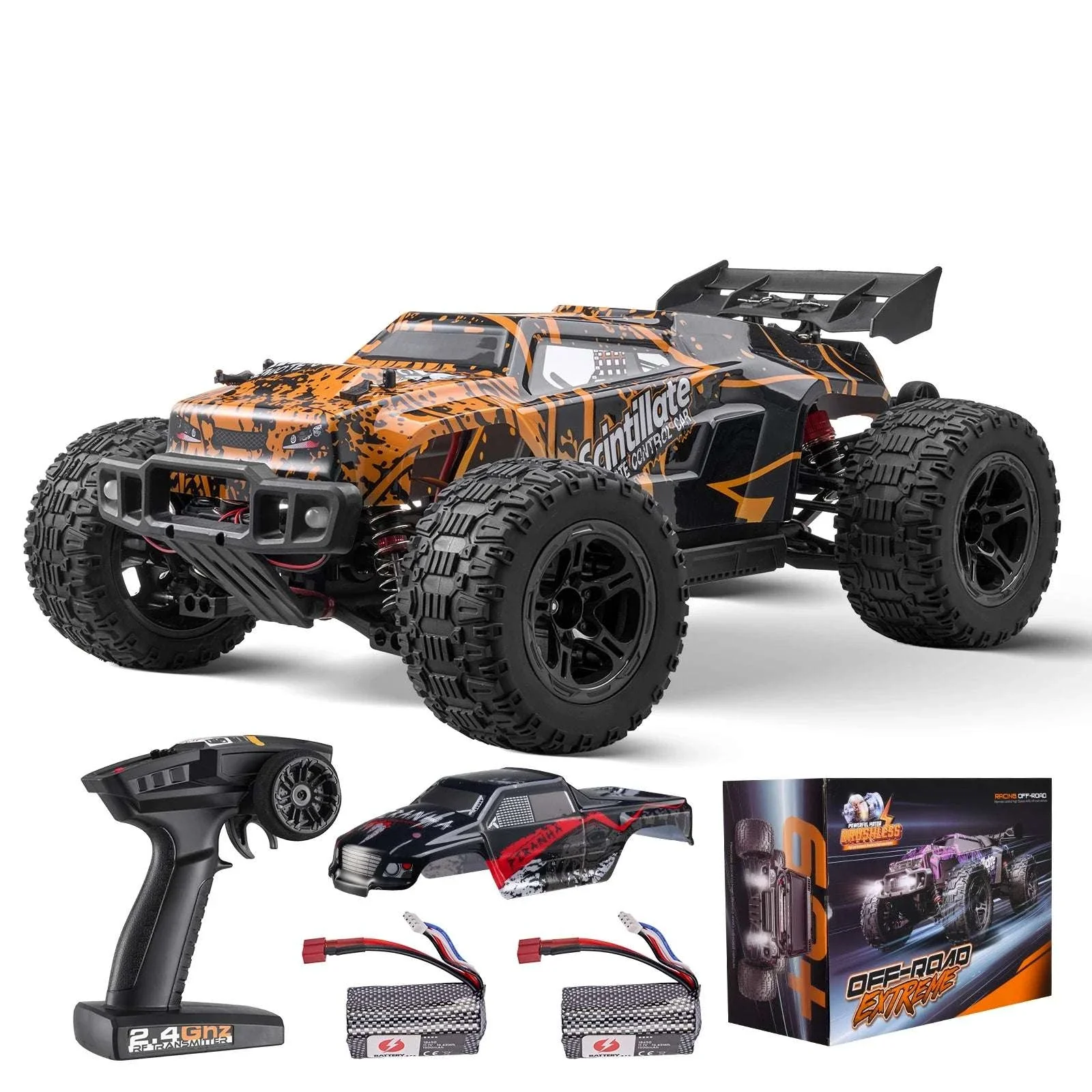 1:10 RC Off-Road Truck 50 km/h 4WD High-Speed All Terrain Car