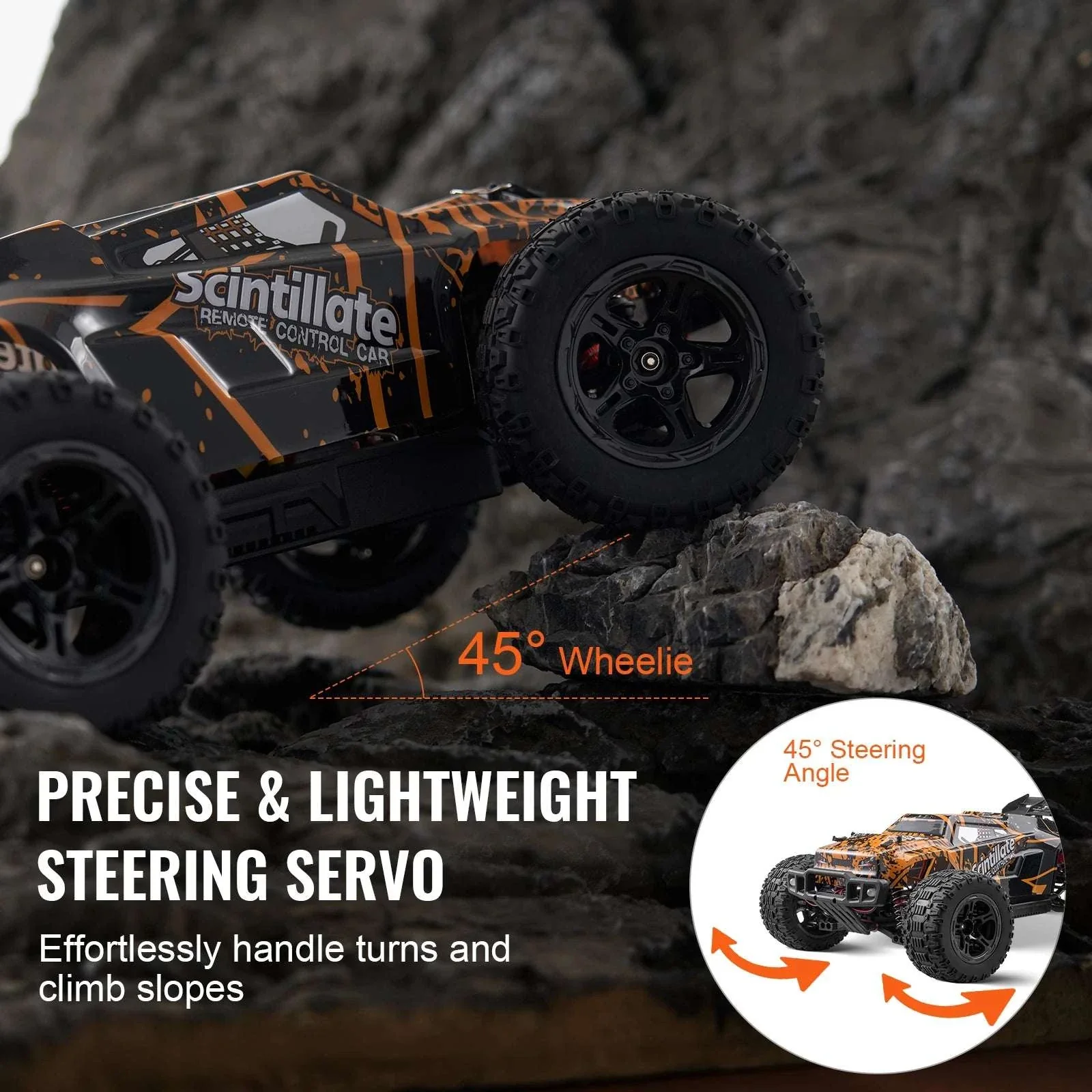 1:10 RC Off-Road Truck 50 km/h 4WD High-Speed All Terrain Car - Image 3