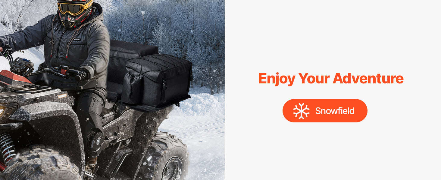 50L ATV Rear Storage Bag with Seat Cushion and Bottle Holder - Image 14