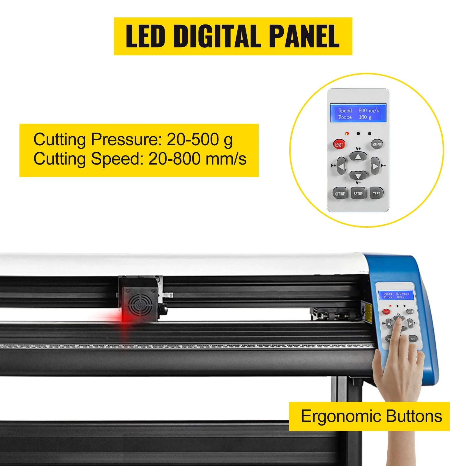 53" Vinyl Cutter Plotter with Optical Eye & SignMaster Software - Image 11