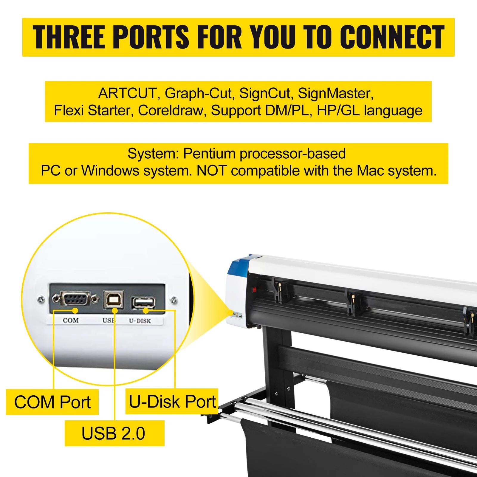 53" Vinyl Cutter Plotter with Optical Eye & SignMaster Software - Image 12
