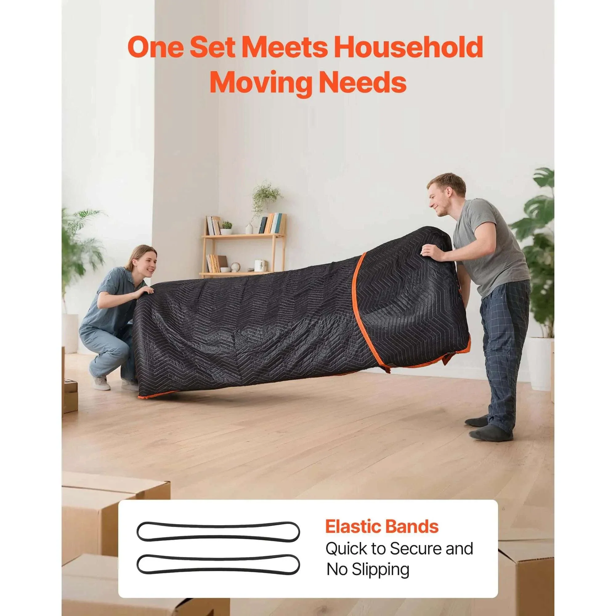 Thick Padded Moving Blankets Set 6 or 12 pcs 72x40 / 72x80 - Image 4