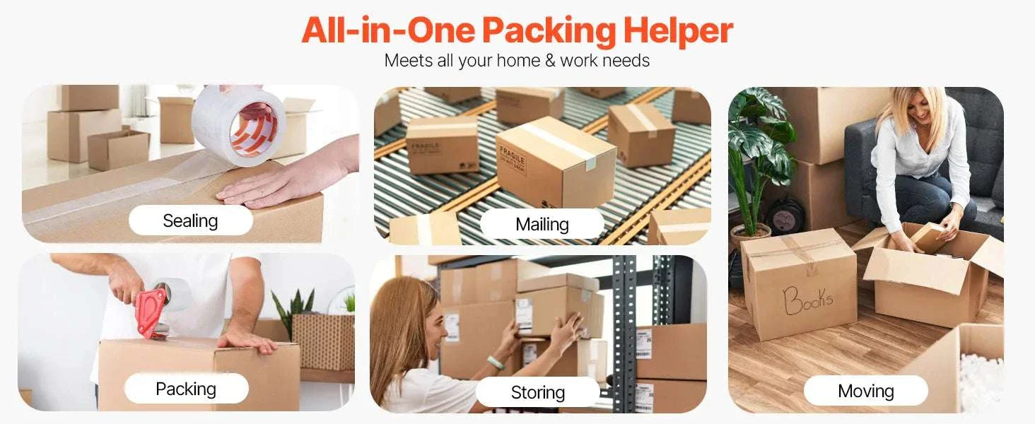 Heavy Duty Clear Packing Tape 6 or 24 Rolls 70m Strong Adhesive - Image 12