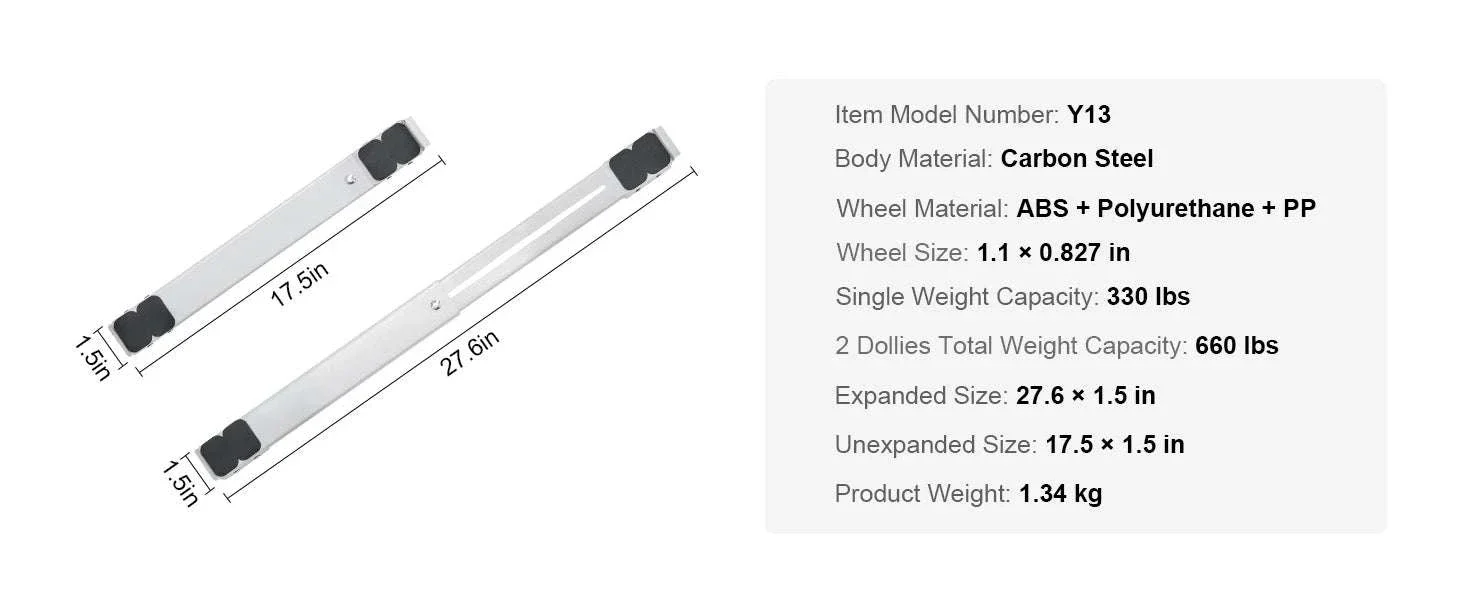 Adjustable Washing Machine Stand with Wheels 660 lbs Capacity - Image 13