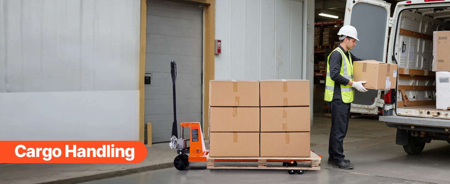 6600 lb Manual Pallet Jack 48x27 Forks Hydraulic Lift Truck - Image 19