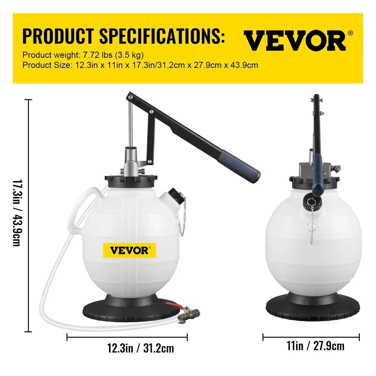7.5L Transmission Fluid Pump with 8 ATF Adapters & 47in Hose - Image 17
