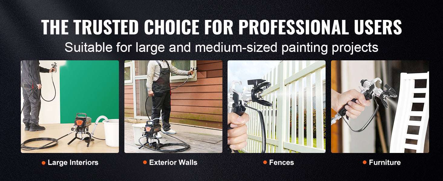 750W/950W Airless Paint Sprayer 3000 PSI High Pressure System - Image 15