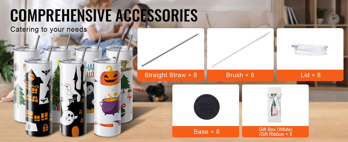 Blank Sublimation Tumblers Bulk 20oz & 30oz Stainless Steel Cups - Image 11