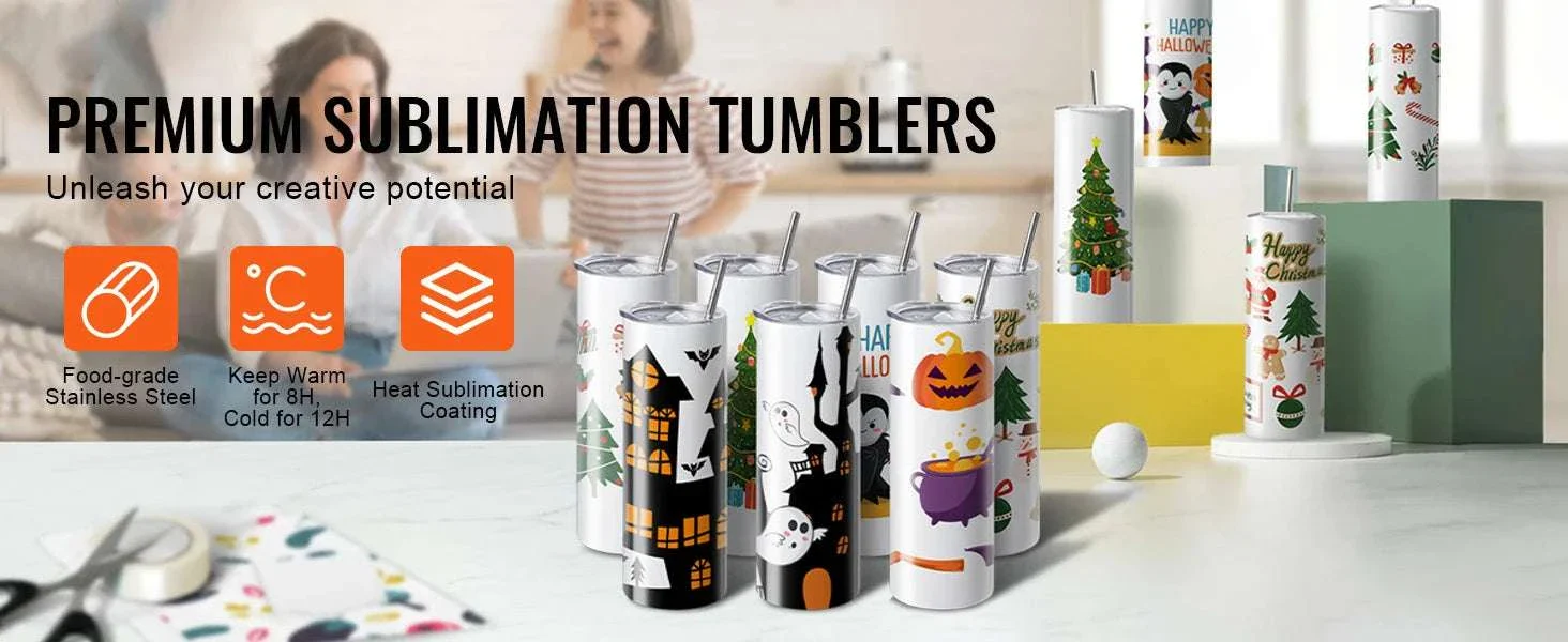 Blank Sublimation Tumblers Bulk 20oz & 30oz Stainless Steel Cups - Image 8