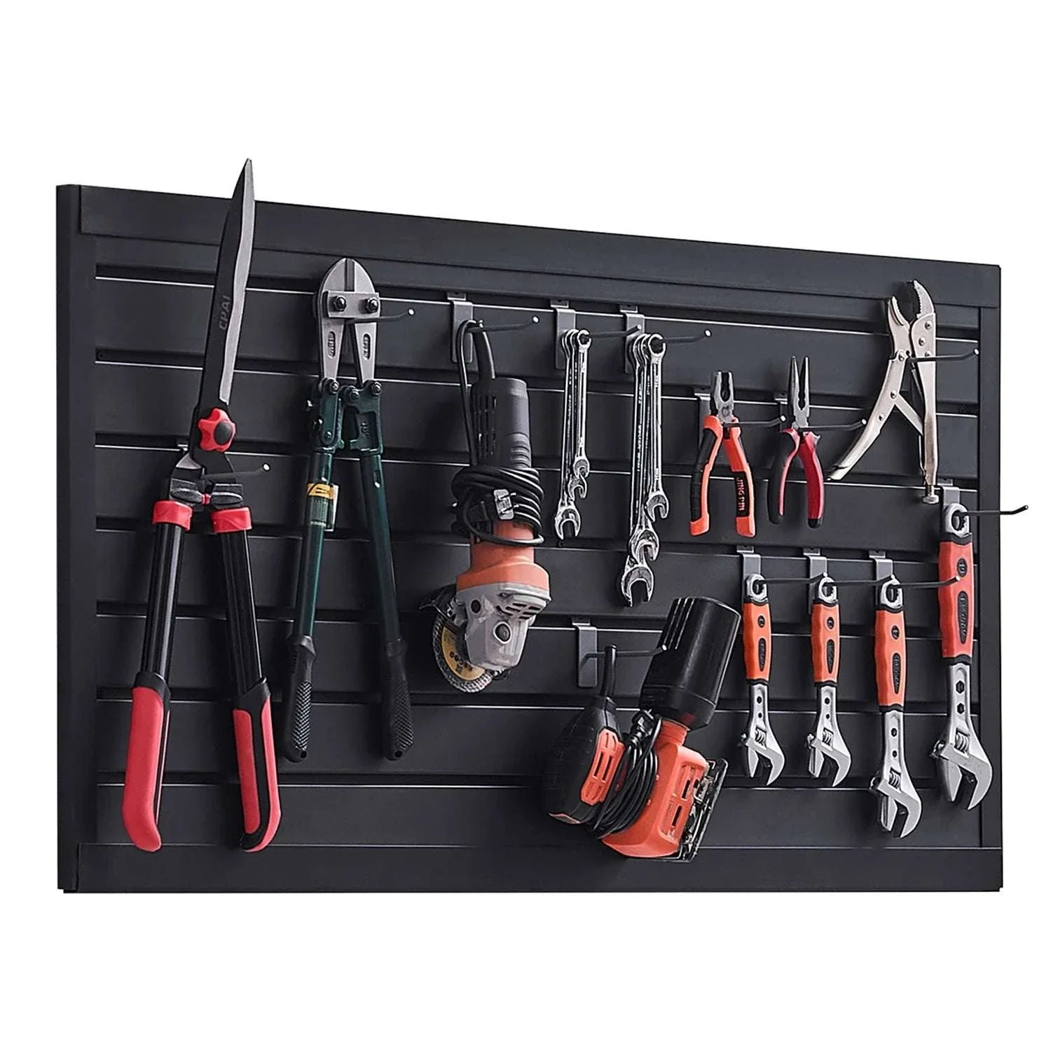 PVC Slatwall Panels for Garage Storage 8–32 sq.ft Modular System