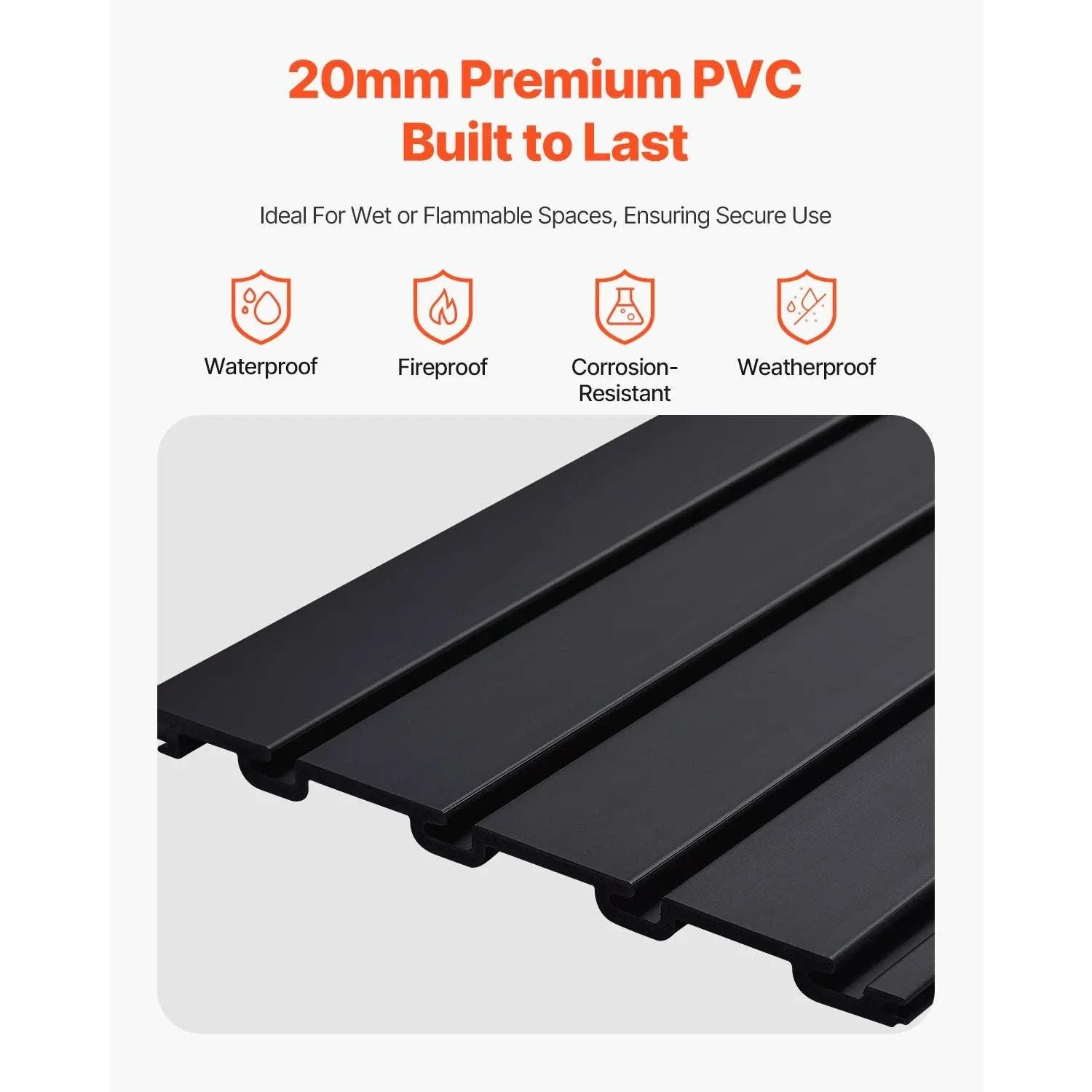 PVC Slatwall Panels for Garage Storage 8–32 sq.ft Modular System - Image 3