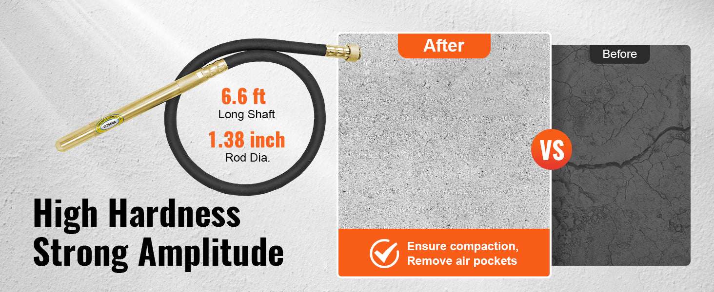 800W Electric Concrete Vibrator 13000VPM Cement Compaction Tool - Image 10
