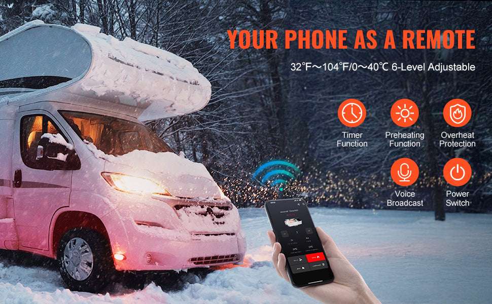 8KW Diesel Air Heater 12V/24V with Bluetooth, CO Alarm & Remote - Image 11