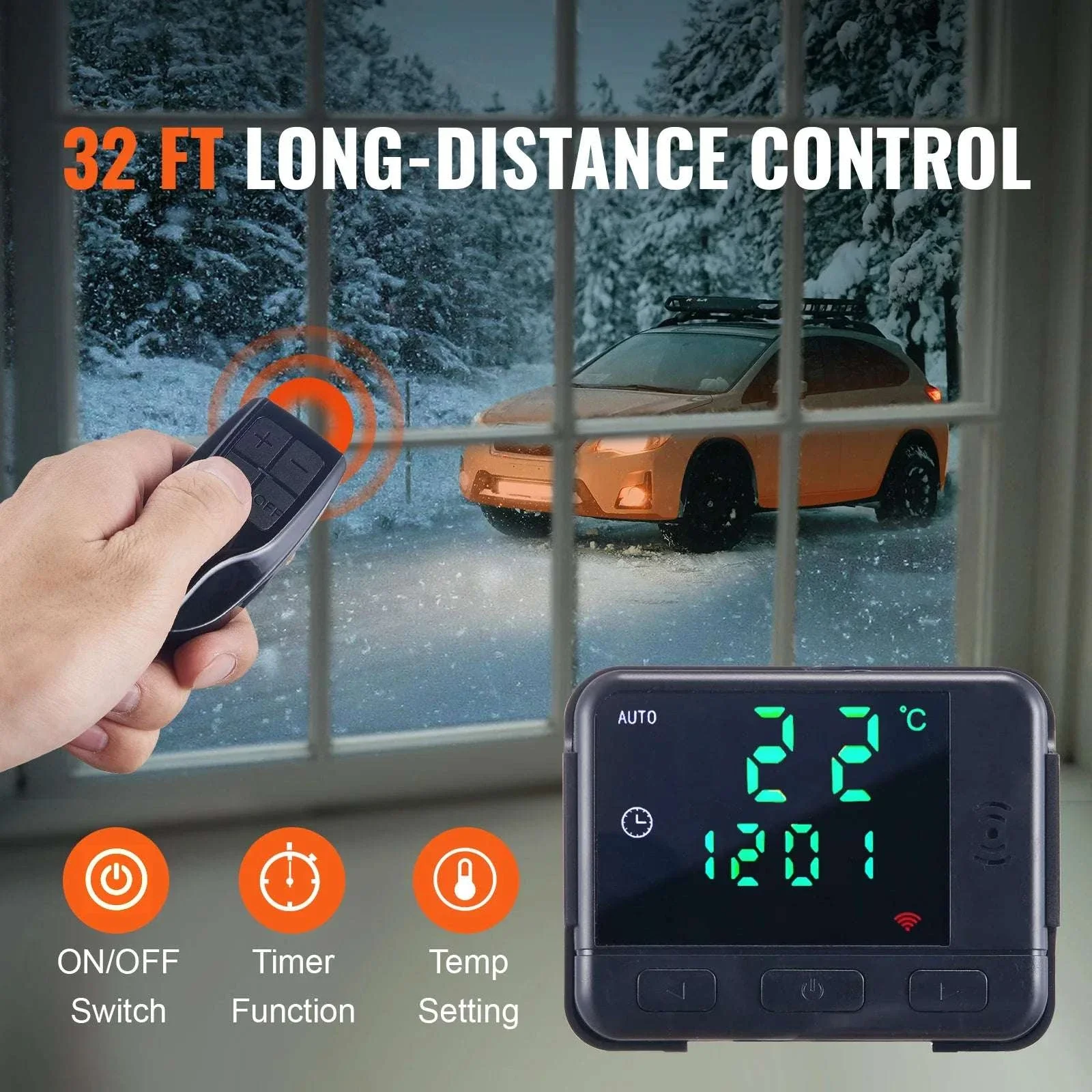 8KW Diesel Air Heater All-in-One Portable Parking Heater 12V - Image 3