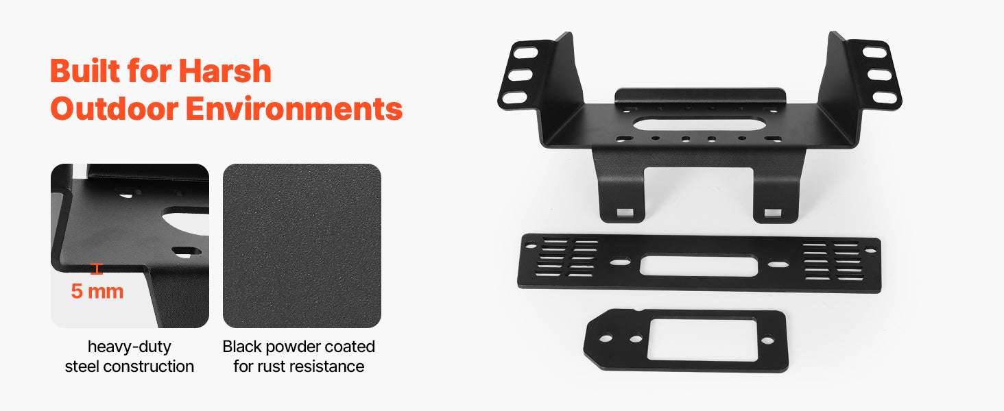 Polaris Ranger Winch Hitch Mount 2000–3600 lbs Fit 2010–2021 - Image 9