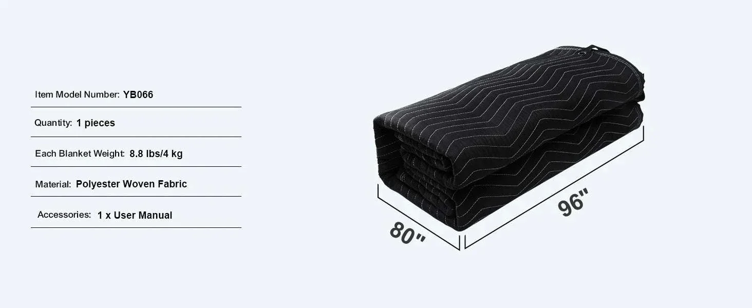 96 x 80 Sound Dampening Blanket with Grommets for Studio & Home - Image 13