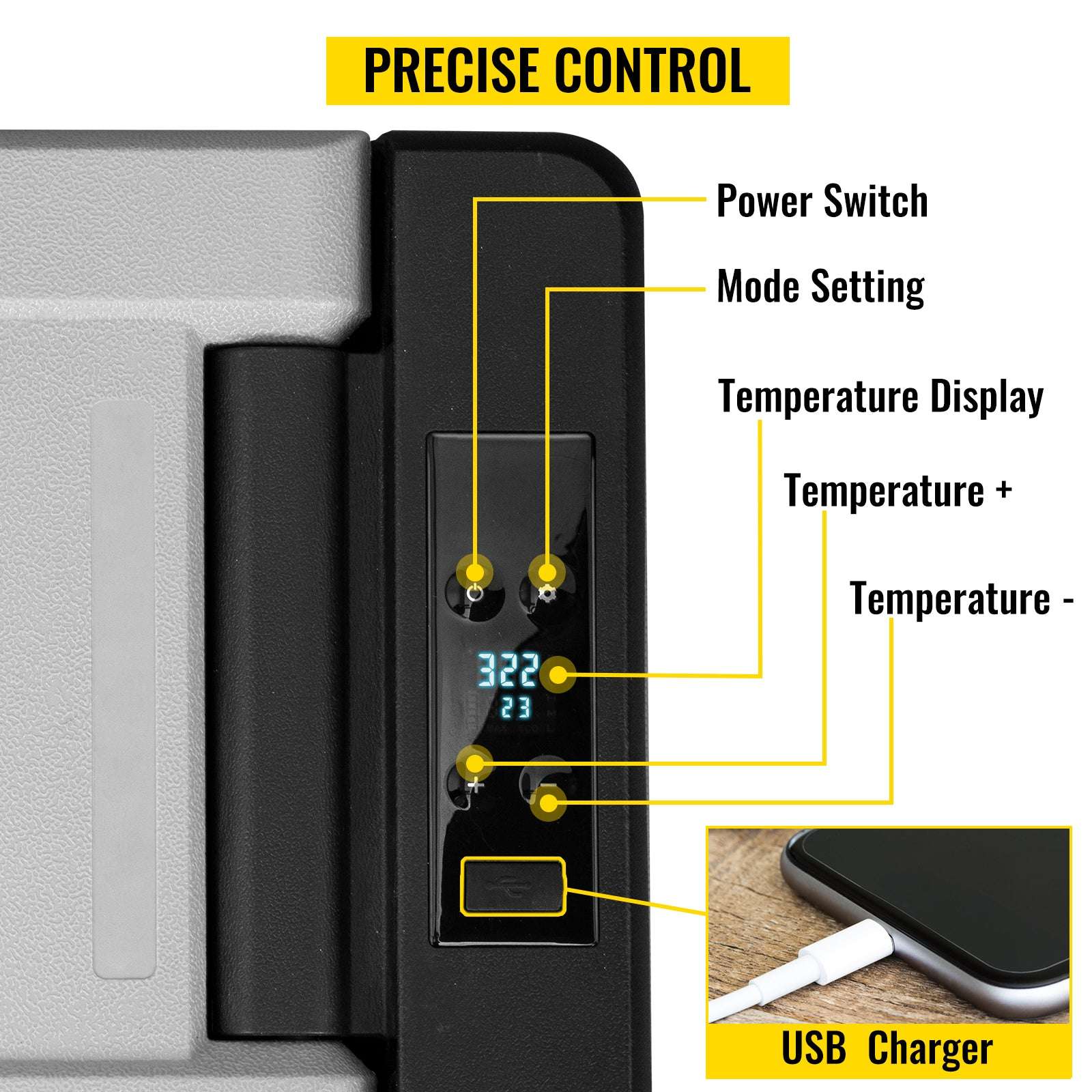 Portable Car Fridge Freezer 9L/15L Compressor Cooler for Travel - Image 10