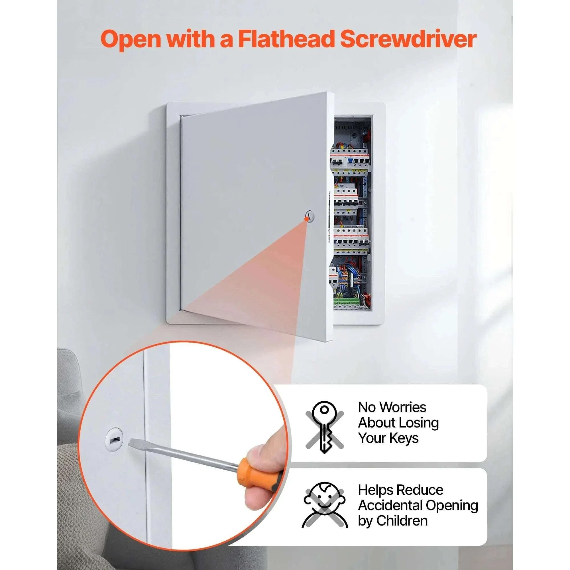 Drywall Access Panel Hinged Steel Door for Wall Ceiling Maintenance - Image 5