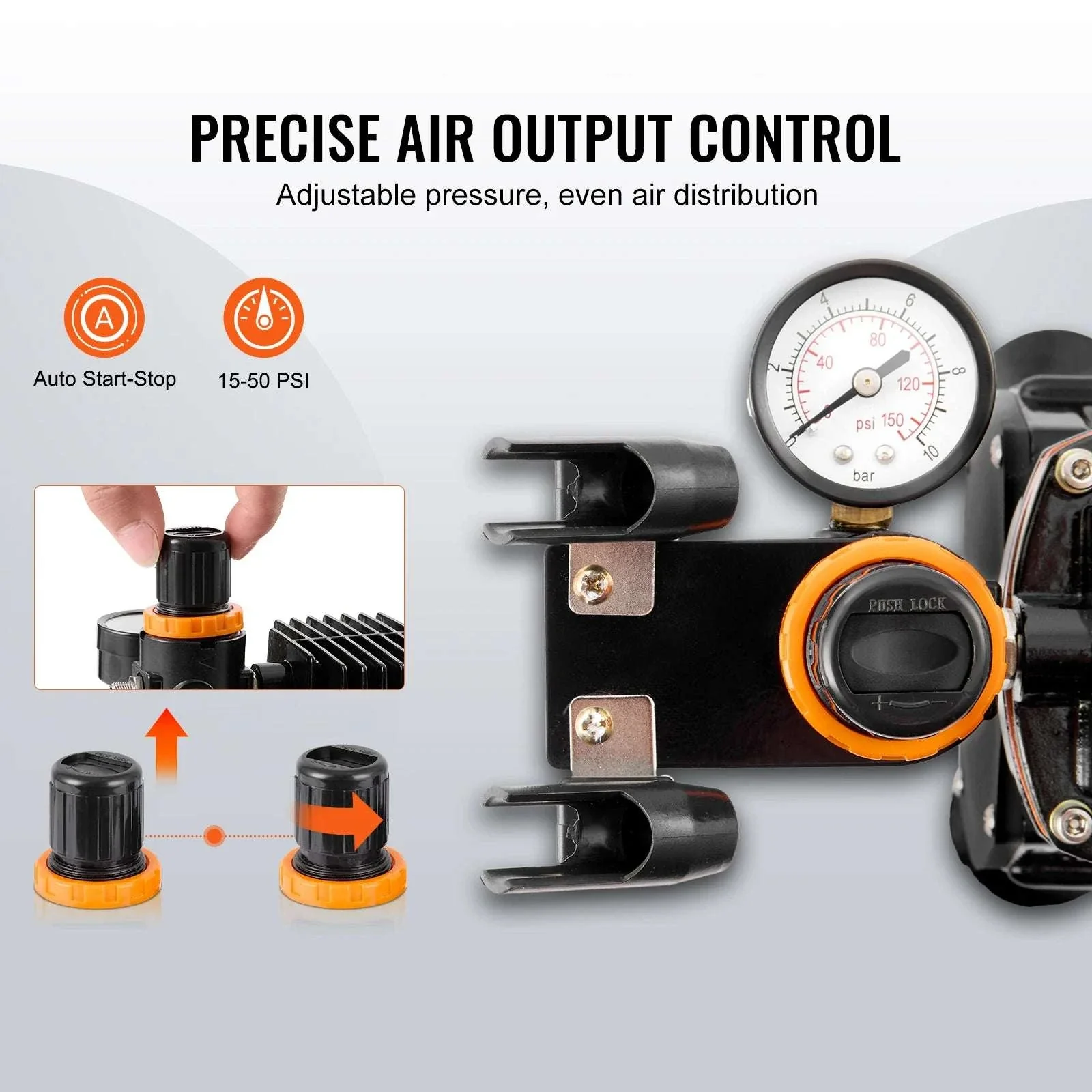 Professional Airbrush Kit with Dual Fan Compressor & 3 Nozzle Sizes - Image 4