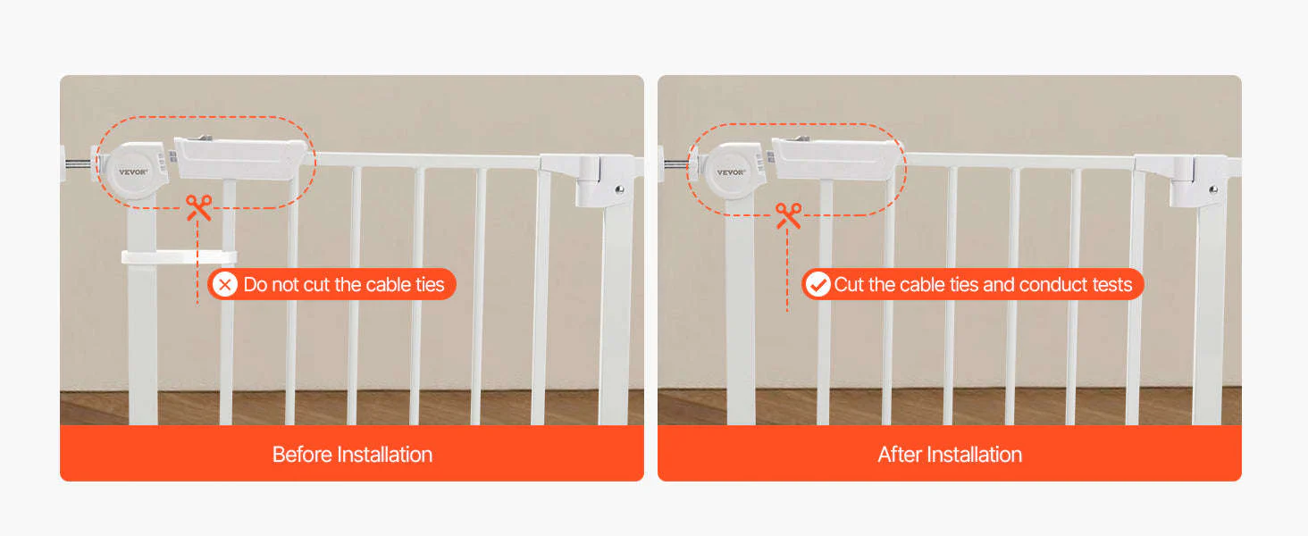Pressure Mount Baby Gate 28–36 Inches Tall, No-Drill Safety - Image 13