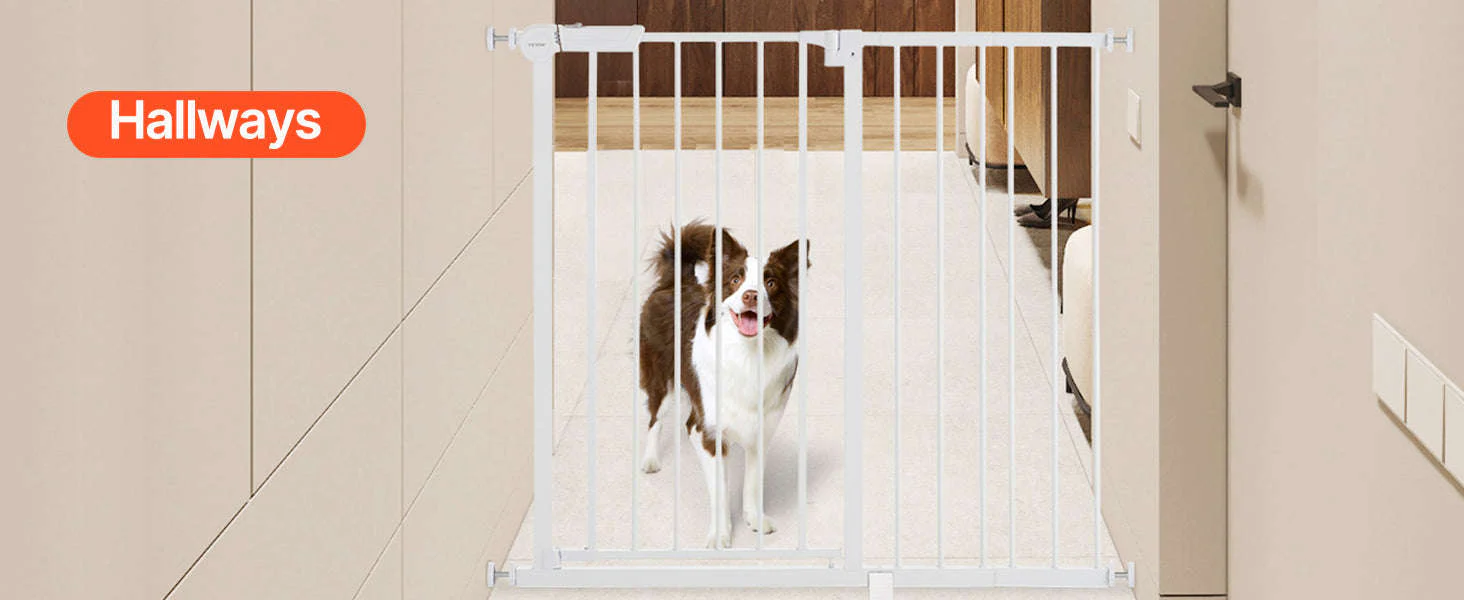Pressure Mount Baby Gate 28–36 Inches Tall, No-Drill Safety - Image 19
