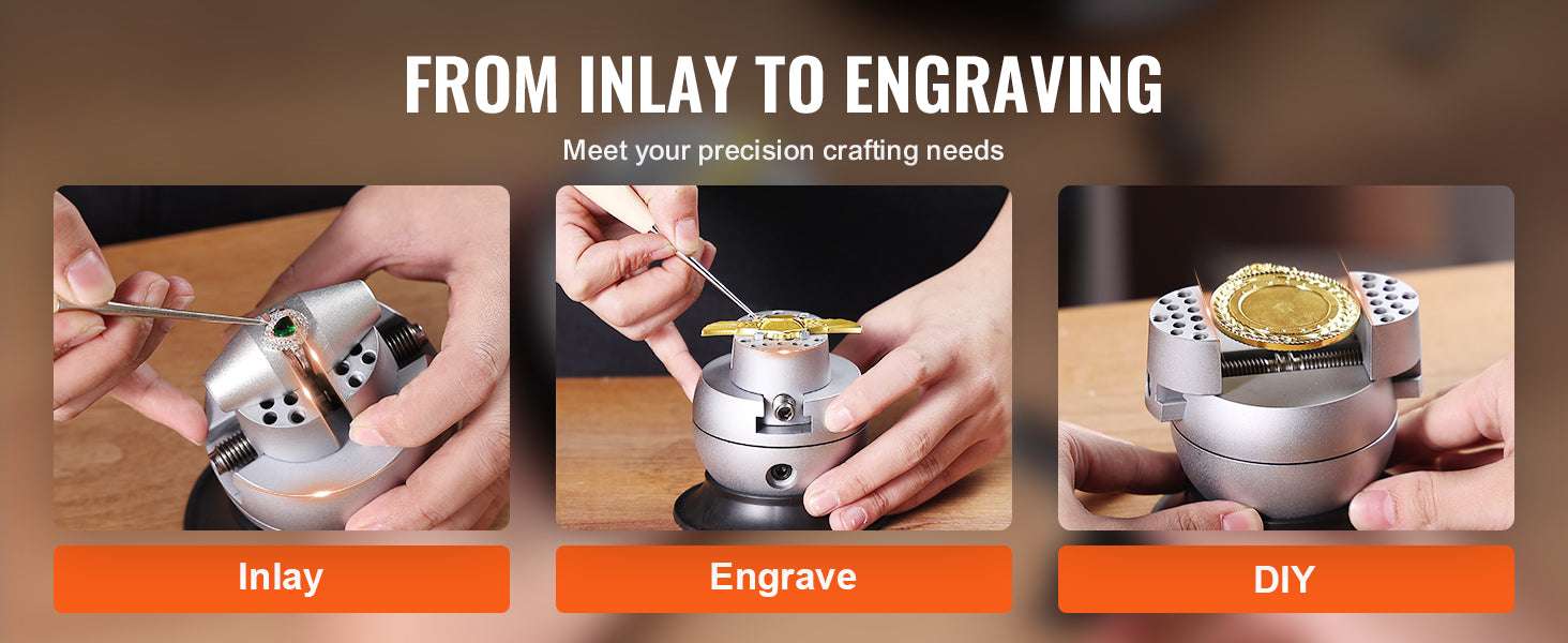 Ball Vise Engraving Block with 360° Rotation for Jewelry Work - Image 12