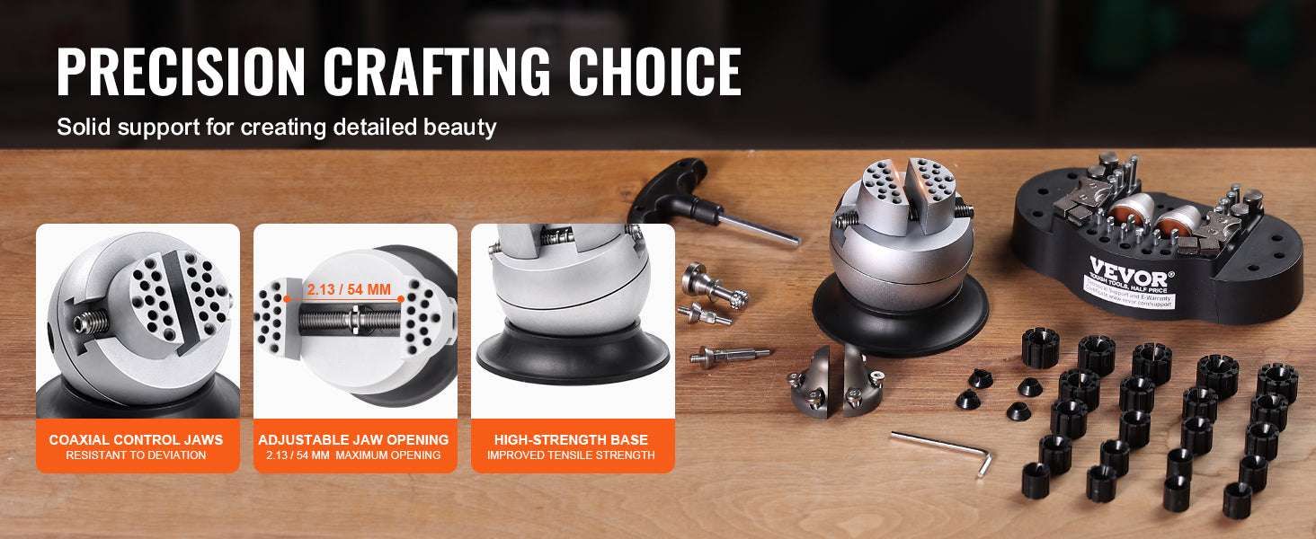 Ball Vise Engraving Block with 360° Rotation for Jewelry Work - Image 9